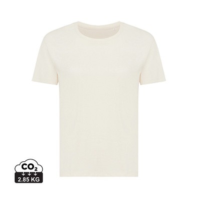 Iqoniq Yala Damen T-Shirt aus recycelter Baumwolle, natural raw, M