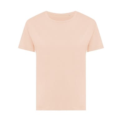 Iqoniq Yala Damen T-Shirt aus recycelter Baumwolle, peach nectar, L