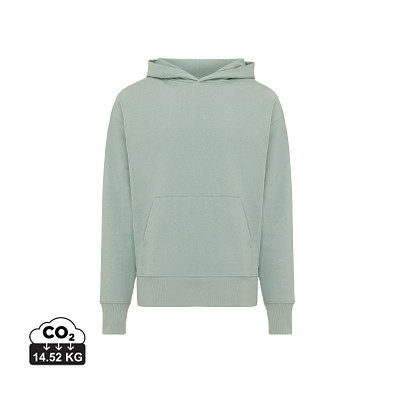 Iqoniq Yoho Relax-Hoodie aus recycelter Baumwolle, Iceberg green, XXL