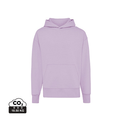 Iqoniq Yoho Relax-Hoodie aus recycelter Baumwolle, lavender, XL