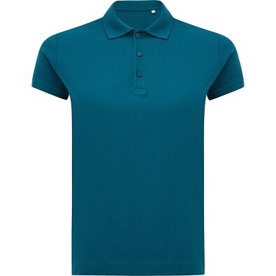 Iqoniq Yosemite Damen Piqué-Poloshirt, dark teal, M