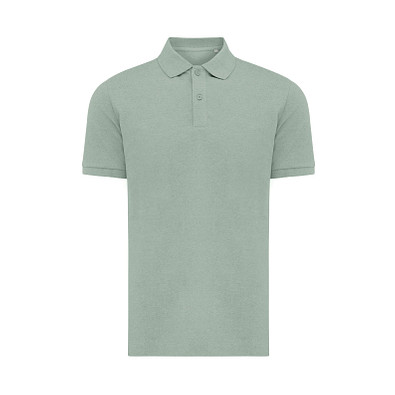 Iqoniq Yosemite PiquÃ©-Poloshirt aus recycelter Baumwolle, Iceberg green, L