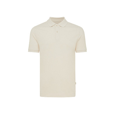 Iqoniq Yosemite Piqué-Poloshirt aus recycelter Baumwolle, natural raw, M