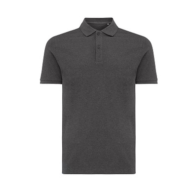 Iqoniq Yosemite PiquÃ©-Poloshirt aus recycelter Baumwolle, ungefärbtes Anthrazit, 5XL