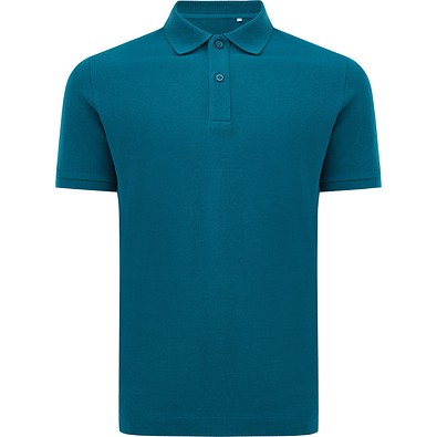 IQONIQ Yosemite Piqué-Poloshirt aus recycelter Baumwolle, dark teal, XXXL