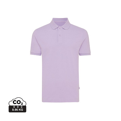 Iqoniq Yosemite Piqué-Poloshirt aus recycelter Baumwolle, lavender, XS