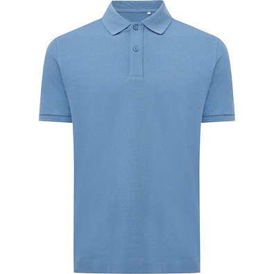 IQONIQ Yosemite Piqué-Poloshirt aus recycelter Baumwolle, moon blue, L