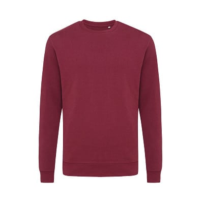 Iqoniq Zion Rundhals-Sweater, burgunderrot, L