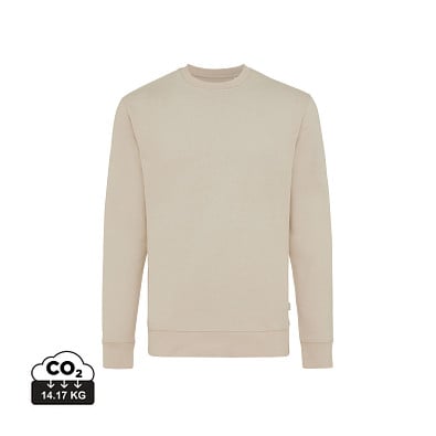 Iqoniq Zion Rundhals-Sweater aus recycelter Baumwolle, desert, L