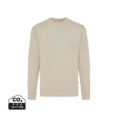 Iqoniq Zion Rundhals-Sweater aus recycelter Baumwolle, desert, M