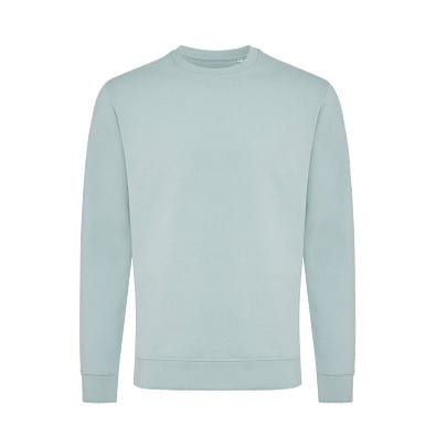 Iqoniq Zion Rundhals-Sweater aus recycelter Baumwolle, Iceberg green