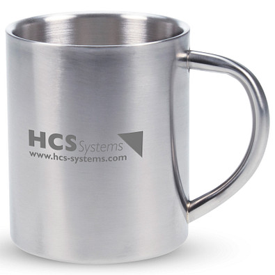 Isolierbecher, 300 ml, silber-matt