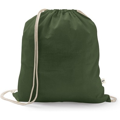 ISTANBUL. Rucksack aus recycelter Baumwolle (70%), Polyester (30% rPET) (150 g/m²), Khaki