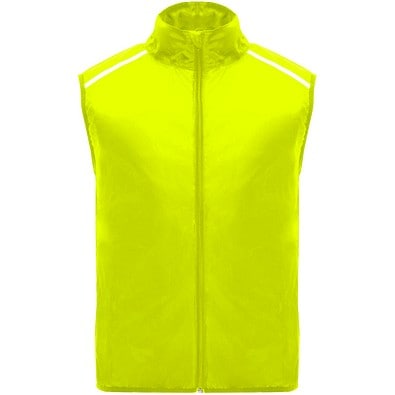 Jannu leichte Laufweste Unisex, Fluor Yellow, 2XL