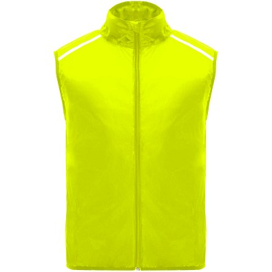Jannu leichte Laufweste Unisex, Fluor Yellow, S