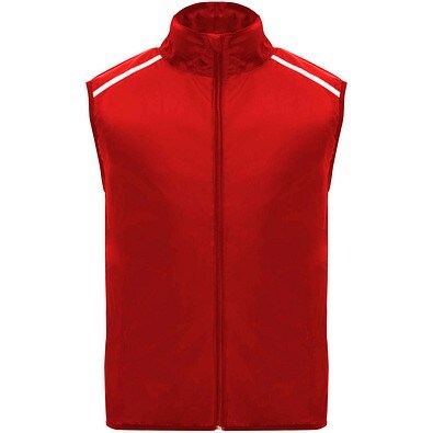 Jannu leichte Laufweste Unisex, rot, 2XL