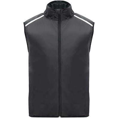 Jannu leichte Laufweste Unisex, schwarz, L