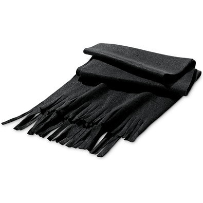 JASON. Schal aus Fleece (200g/m²), Schwarz
