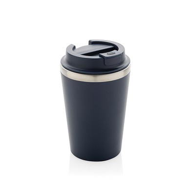 Java 350ml doppelwandiger Becher aus RCS recyceltem PP, navy blau