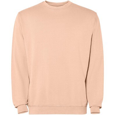 Jaya Pullover mit Rundhalsausschnitt Unisex, hellorange, L