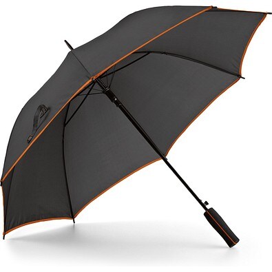 JENNA. Regenschirm aus 190T-Polyester mit automatischer Öffnung, Orange