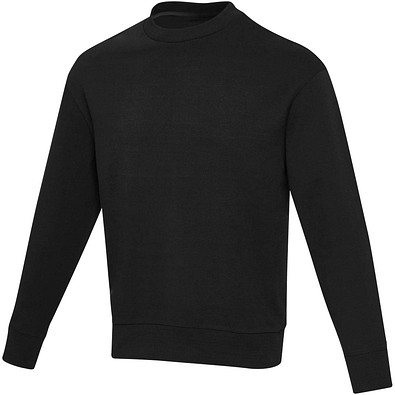 Jet Unisex Aware™ Pullover mit Rundhalsausschnitt aus recyceltem Material, schwarz, XXL