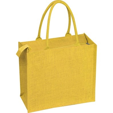 Jutetasche Westminster,gelb