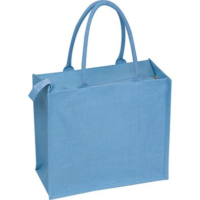 Jutetasche Westminster,hellblau