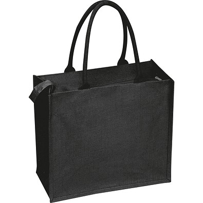 Jutetasche Westminster,schwarz