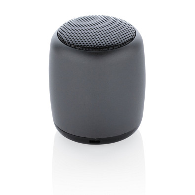 XD COLLECTION Kabelloser Mini-Lautsprecher aus Aluminium, anthrazit