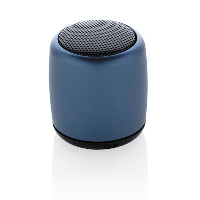XD COLLECTION Kabelloser Mini-Lautsprecher aus Aluminium, blau XD COLLECTION Kabelloser Mini-Lautsprecher aus Aluminium, blau