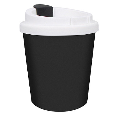 Kaffeebecher PremiumPlus small, 250 ml, schwarz/weiß