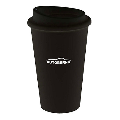 Kaffeebecher Premium, 350 ml, schwarz