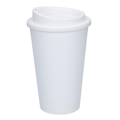 Kaffeebecher Premium, 350 ml, weiß