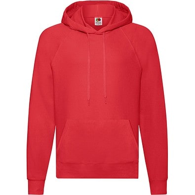 Kapuzen-Sweatshirt Lightweight Hooded S Unisex, M, ROT