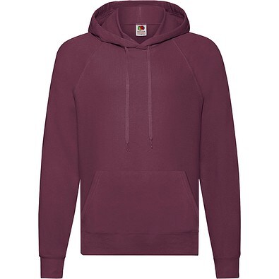 Kapuzen-Sweatshirt Lightweight Hooded S Unisex, XL, BORDEAUX