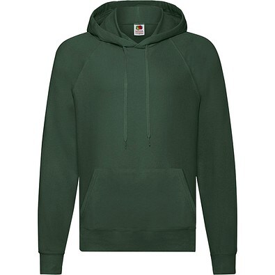 Kapuzen-Sweatshirt Lightweight Hooded S Unisex, XL, DUNKELGRÜN