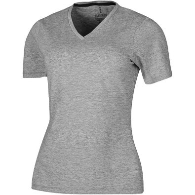 ELEVATE Damen Öko T-Shirt Kawartha, grau meliert, XXL