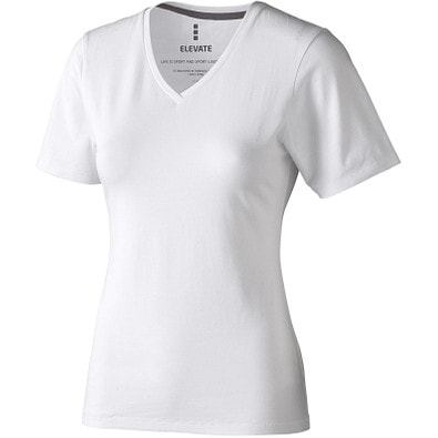 ELEVATE Damen Öko T-Shirt Kawartha, weiß, XS
