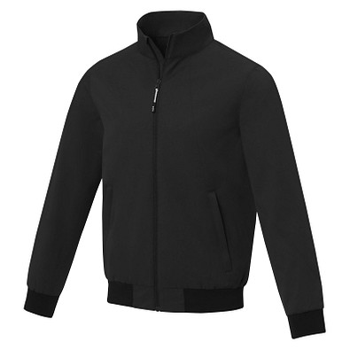 Keefe leichte Bomberjacke - Unisex, schwarz, S
