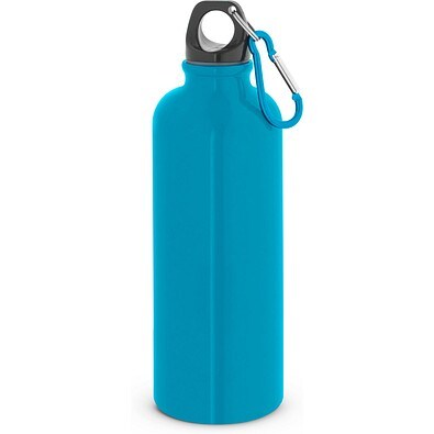 KELCE. Edelstahlflasche mit einwandiger Ausführung und Karabiner, 550 ml, Hellblau