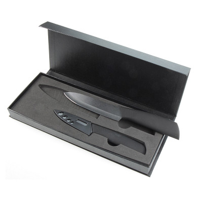 Keramik-Messerset 2-teilig mit dunklen Klingen