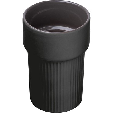 Keramikbecher Malta,schwarz