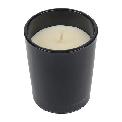 Kerze im Glas SPHERE,schwarz