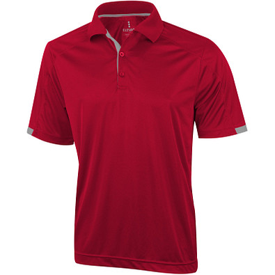 ELEVATE Herren Poloshirt Kiso cool fit, rot, S ELEVATE Herren Poloshirt Kiso cool fit, rot, S