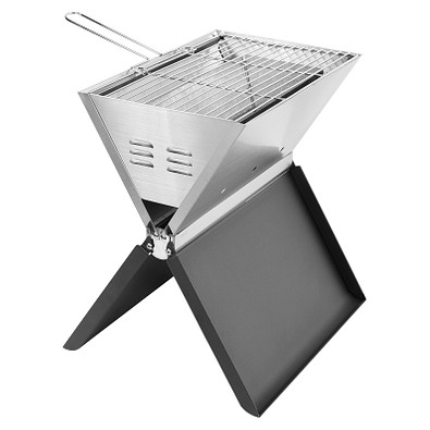 Klappbarer, moderner Holzkohlegrill