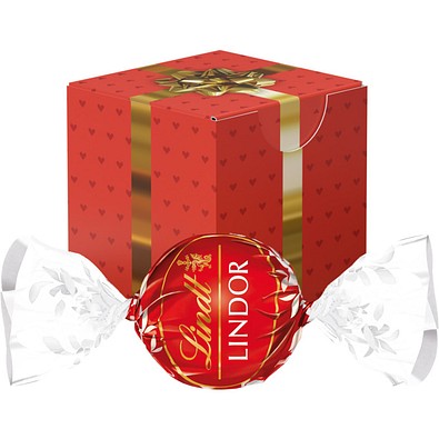 Kleiner Zauberwürfel, Lindt Lindor Kugel, inkl. Druck