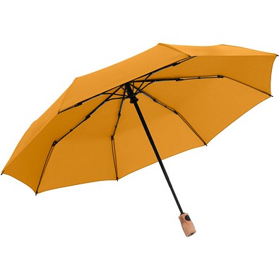 Knirps Timber duomatic Taschenschirm, curcuma
