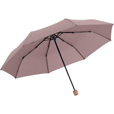 Knirps Timber manual Taschenschirm, heather