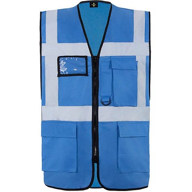 Korntex® Comfort Warnweste Hamburg, Multifunktional, XL, Blau